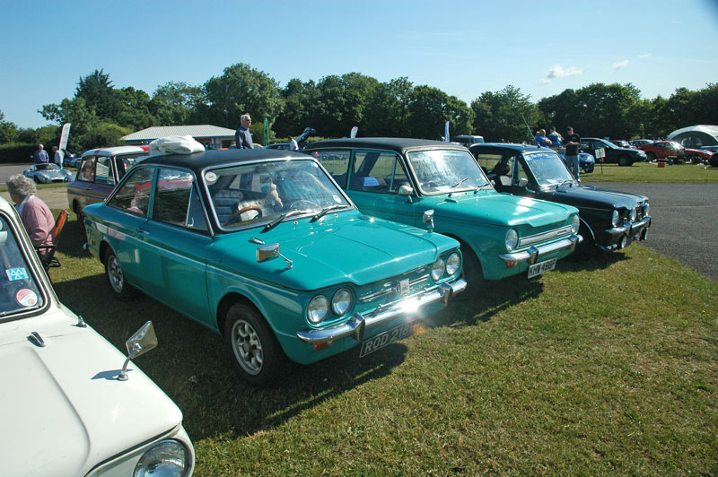 Castle Coombe Hillman Imps in sun